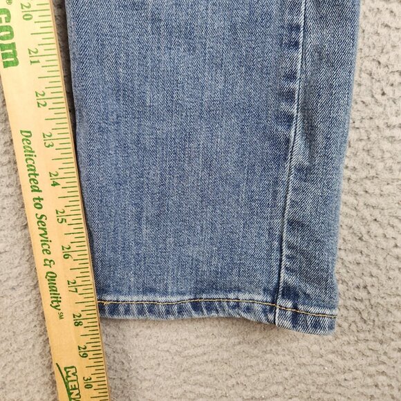 Levis 513 Jeans Mens 30x30 Blue Slim Fit Straight Leg Denim Stretch Cotton Blend - Picture 5 of 8
